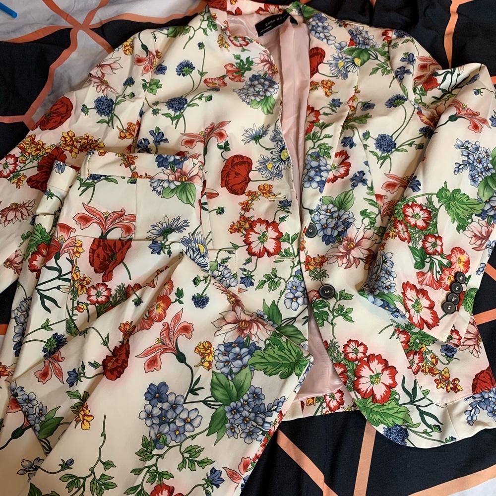 Zara Two piece floral set